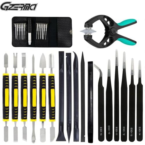 31 In 1 Professional Cell Phone Screen Opening Repair Tools Kits Screwdriver Pry Disassembly Tool Set For iPhone 7 8 Plus Repair