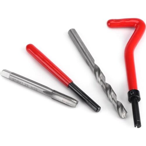 30 Piece M5/M6/M8 Thread Repair Insert Kit Compatible Hand Tool Set for Processing Machinery Auto Repairing Tools
