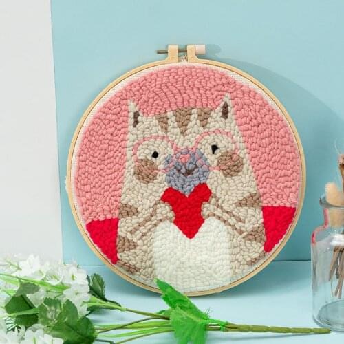 Punch Needle Pen Magic Embroidery cross stitch kits embroidery needlework sets fabric DIY Crafts Sewing Accessories tools frame