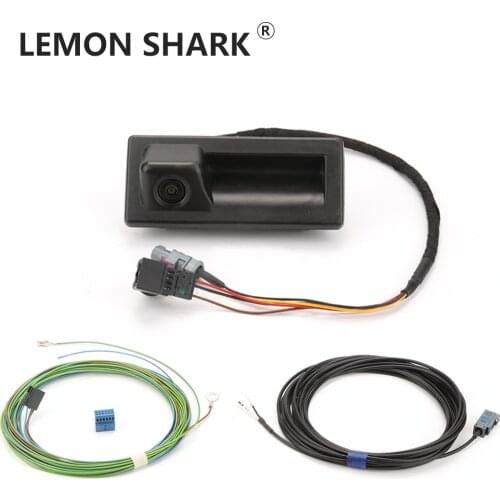 RCD360 RCD330 187A 187B MIB Radio CVBS Trunk Handle Rear View Camera 5ED 827 566D with Cable for VW MQB JETTA MK6 TIGUAN 5N