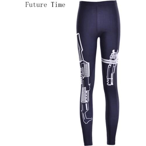 S-4XL size!2017 New women legging,gun Printed Women Fashion black Legging sporting pants leggins print legging femme sexy MH062