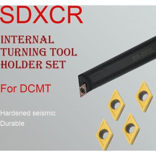 S08K-SDXCR07 CNC Internal Turning Tool Holder Lathe Boring Bar Cutting Machine Accessories For DCMT07 Carbide Insert