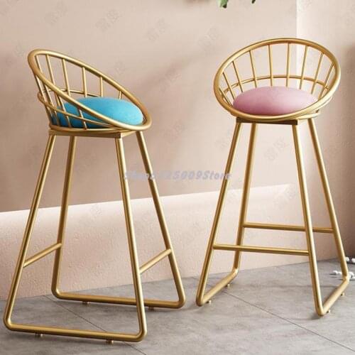 Makeup stool makeup chair net red ins chair modern minimalist light luxury bedroom backrest manicure dressing table stool