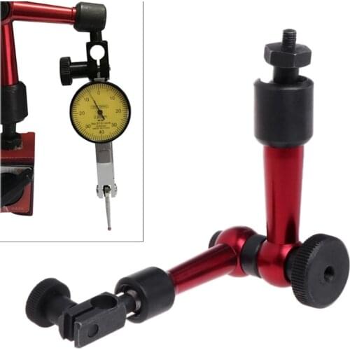 Universal Flexible Magnetic Metal Base Holder Stand for Dial Indicator Flexible Arm Dial Gauge Tool