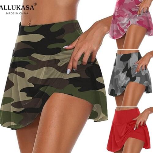 2020 tops Athletisch Golf Sport Einfarbig Workout Volleyball S-5XL Tennis Running Skort Skirt Athletic Yoga Fitness Skirts
