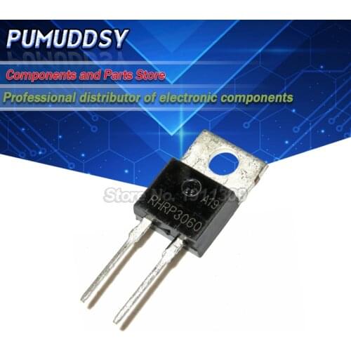 10PCS RHRP3060 fast recovery rectifier diode TO-220 600V 30A IC