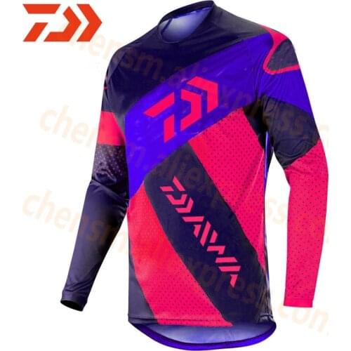 2020 DAIWA New Style Fishing Clothing Cool Max Sunscreen Anti-uv Breathable Coat Long Sleeve Summer Fishing Size XS-5XL Shirt
