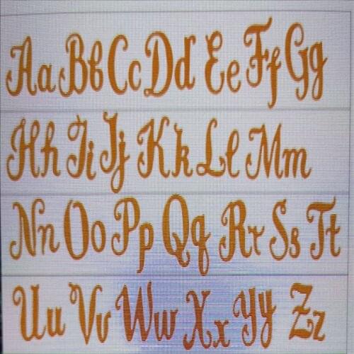 26 moldes de corte de metal decorativos maiúsculas e minúsculas, álbuns de fotos, cartões de relevo, moldes de artesanato