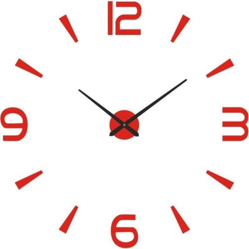 Creative Acrylic Large Wall Clocks Art Clock European Living Room Bedroom Home Decor Wall Watch Wall Clock Sticker