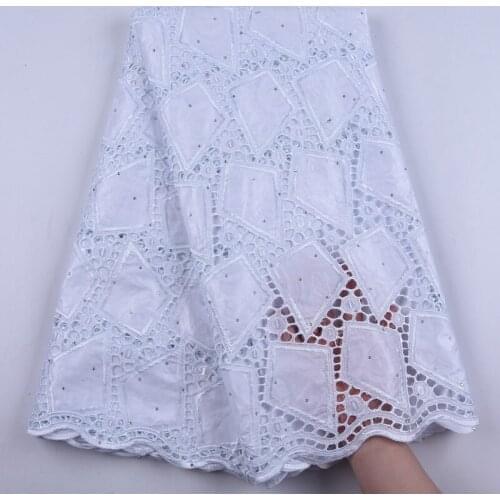 White Bazin Riche Fabric Punch African Lace Fabric 2020 Latest African Bazin Broder Fabric With Stone African Print Fabric S1891