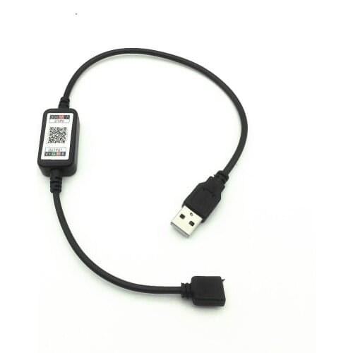 DC 5V-24V Bluetooth LED Light Controller Mini Wireless Dimmer 3 Channel RGB Led Controller For RGB LED Strip Light DC/USB