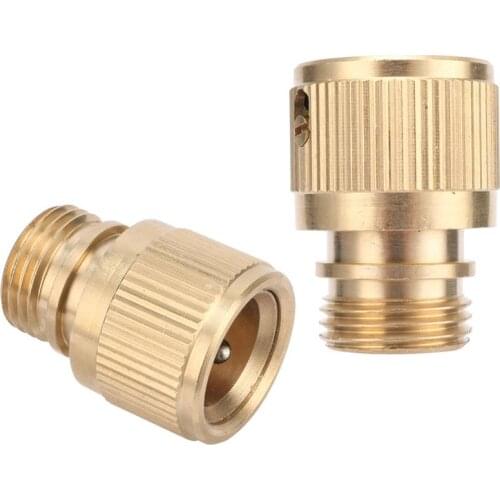 1/2" Male Thread Brass Quick Connector Faucet Joint Adapter Garden Water Quick Connection Joint Quick Coupler 1 Pc