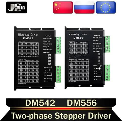 CNC Digital Stepper Driver DM556 DM542 Stepper Motor Controller Motor Driver Subdivision For Nema 23, 24 Stepper Motor