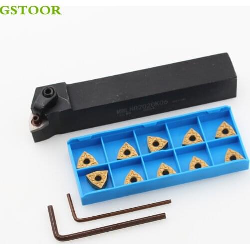 1PC MWLNR2020K06 MWLNL2020K06 CNC Toolholder 10PCS WNMG060404 WNMG060408 TM GP9125 GS200 Carbide Inserts Tool Set Lathe Cutter
