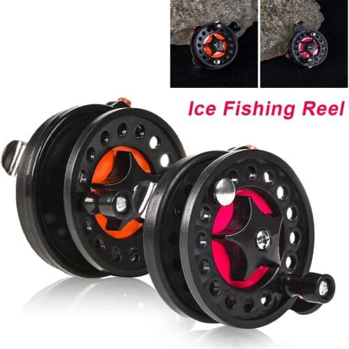 Winter Ice Fishing Reels Ball Bearings Reels Mini Fishing Reel Carp Fishing Outdoor Fish Brake Handle Front Reel Tool