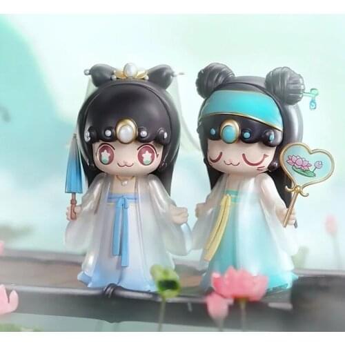 Kimmy&Miki Myth Blind Box Toys for Girls Figure Action Caja Sorpresa Surprise Box Guess Bag Collection Model Cute Birthday Gift