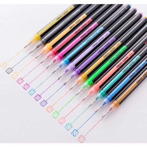 Hot Selling 48 Colors Pen Function Pens Painting Supplies Stationery Drawing Markers Pen Escolar Writing Gel School Supplies