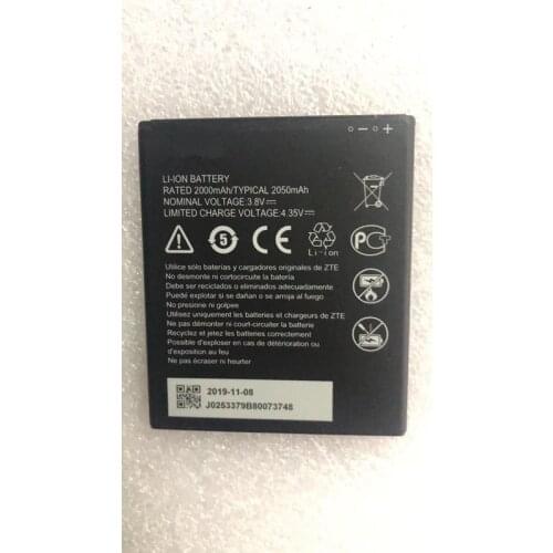 2019 100% Original ZTE Li3820t43P4h695945 ZTE BLADE L8 2050mah battery