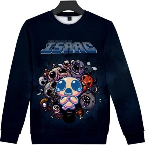 The Binding of Isaac 3D print autumn and winter Holiday passionate style Men/Women casual Hip hop Kawaii Punk Style Round