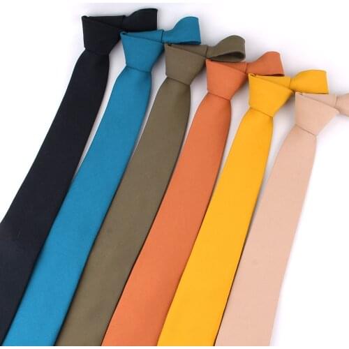 Solid Color Ties Groom Necktie For Wedding Party Boys Girls Neck Tie Skinny Necktie For Men Women Neck Wear Cotton Ties Gravatas