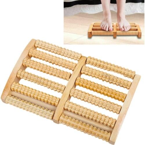 3 5 6 Raw Wooden Foot Massage Roller Relax Rest Relief Massager Spa Massager Anti Cellulite Pain Relief Foot Health Care Tools