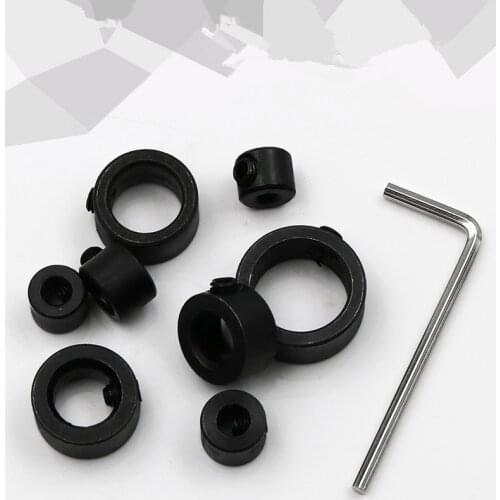 8pcs 3-16mm Woodworking Drill Locator Drill Bit Depth Stop Collars Ring Positioner Drill Locator Wood Drill Bit