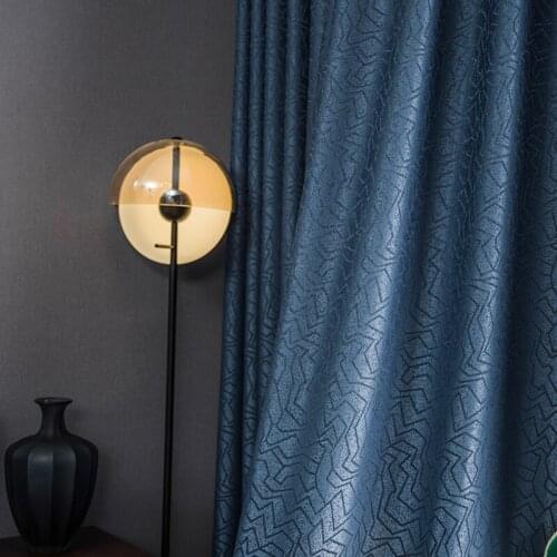 Light luxury, simple modern, high-end 2021 new precision jacquard curtain customization Curtains for Living Dining Room Bedroom