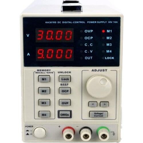 High Precision Variable Adjustable 10A 30V DC Linear Power Supply Digital High Quality Regulated Lab Grade Power Supply Meter