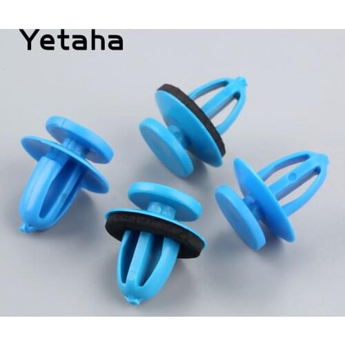Yetaha 50PCS Auto Interior Trim Panel Plastic Fixed Clips Fit Door Card Panels & Linings Fasteners Clamp Bumper Fender Rivets