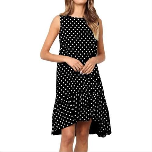 Summer Plus Size Chiffon Dresses Female Dot Calf Length Loose Dress Woman Sashes Long Vestido Lady Fall Long Ruffle Chemise Robe