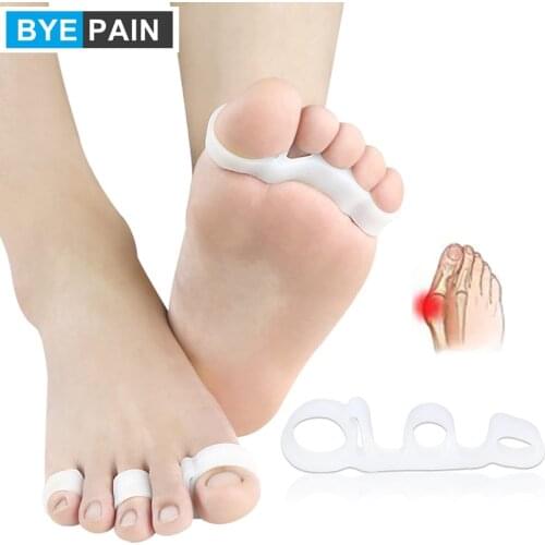 1Pair BYEPAIN Toes Bunion Hallux Valgus Corrector Splint Toes Straighteners Pain Relief Easy Wear in Shoes Dropshipping