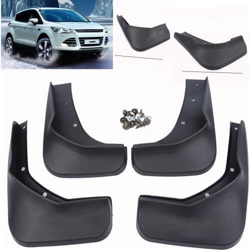 4Pcs/set Car Mudguard Front Rear Mud Flaps Splash Guards for Ford Kuga II 2013 2014 2015 2016 2017 2018 2019