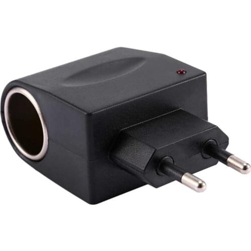 Wall Power AC to 12V DC Car Charger Cigarette Lighter Converter Adapter EU/US Plug Car Cigarette Adapter Car Lighter Converter