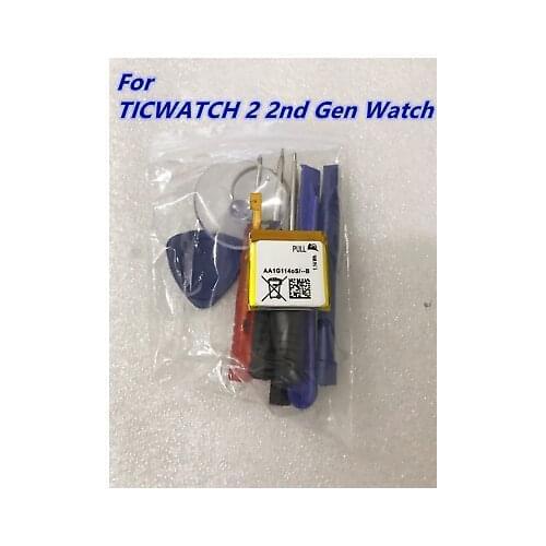 Battery for TICWATCH 2 2nd Gen &E &S Watch New Li-Po Polymer Rechargeable Accumulator Pack Replacement 3.8V +Track Code