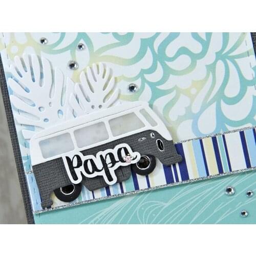 Car bus decoration Metal Cutting Dies Stencils DIY Scrapbooking Paper/photo Cards Embossing Dies