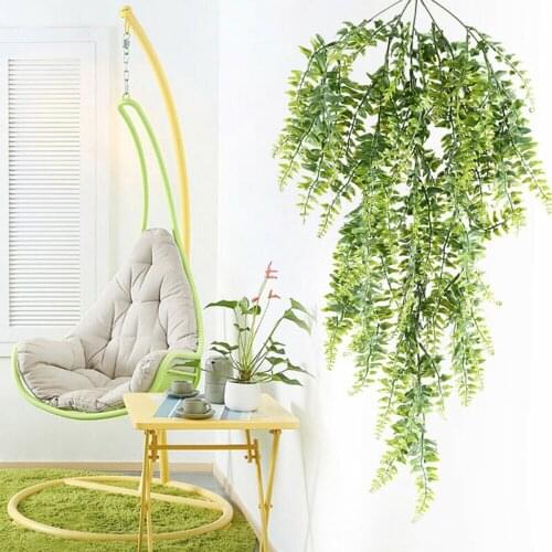Artificial Plant Vines Wall Hanging Simulation Rattan Leaves Branches Green Plant Ivy Leaf Home Wedding Decoration Plant-Fall