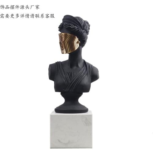 European style home Masked man decoration mask living room porch several sales department exhibition hall sculpture furnishings