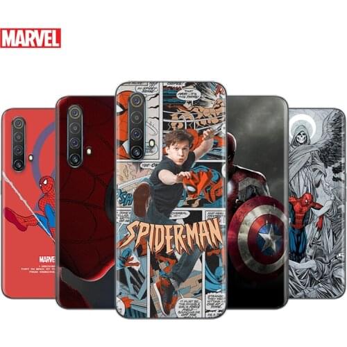 Avengers Spiderman For OPPO A73 2020 Find X2 Lite K5 K3K1 R17 RX17 R15 R9S F17 F15 F11 F9 F7 Transparent Phone Case
