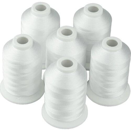 Simthread 10 Cones Polyester Embroidery Thread ONLY One Color from 63 Brother Colors Free Shipping