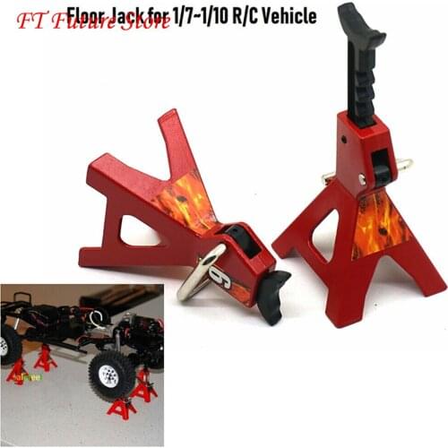 2pcs 6 Ton Adjustable Height Jack Stand for 1/10 RC4WD SCX10 Rock Crawler RC Car