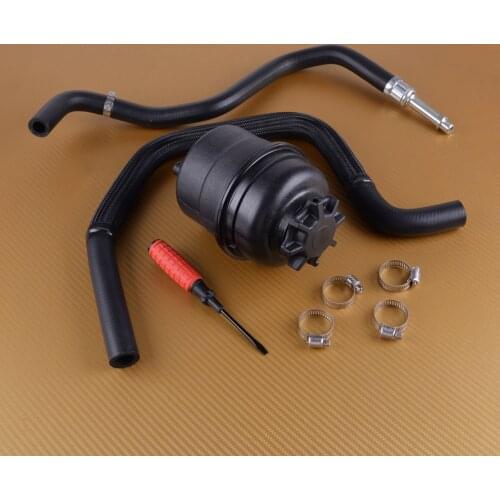 DWCX 8pcs Power Steering Reservoir & Hose Repair Kit 32411097164 32411094306 Fit For BMW 5 7 Series E39 E38 M52 M54