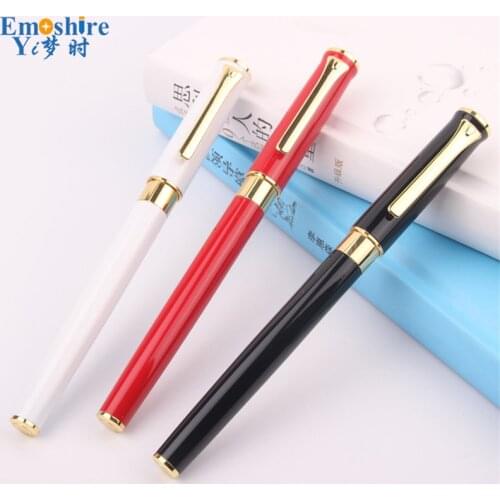 3 Color Metal Ball-point Pen Cross Gyration Ballpoint pen The hotel Gift Pen School Office Special Metal Pen Free Shipping P012