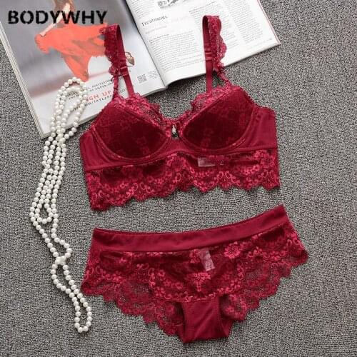 Sexy Lace Bra Suit Thin Cotton Cup Close Bra Side Close Lingerie Female Underwear Backless Plunge Intimates Convertible Straps