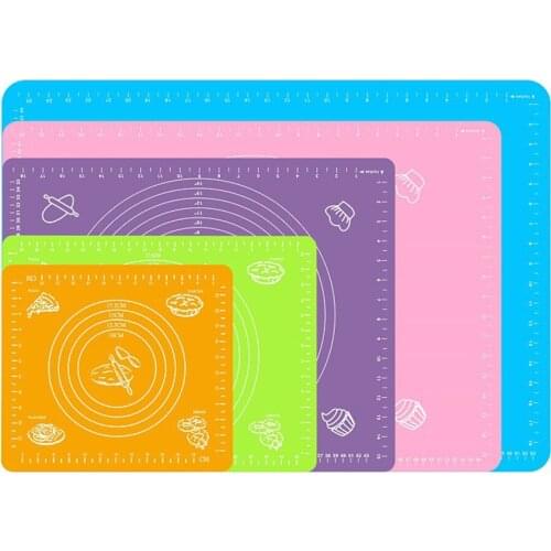 Silicone Non-slip Baking Mats Dough Kneading Pad Multi for Family Cooking Kitchen Tools Gadgets Baking Accessories