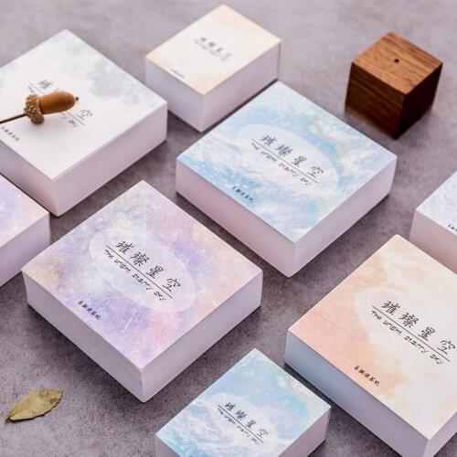 5.5*8cm Tearable Thicken 400 Page Scratchpad Blank Page Notes Paper Memo Creative Message Notepad School Office Stationery
