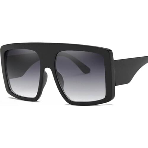 Fashion Square Sunglasses Women Brand Designer Oversized Sun Glasses Female Big Frame Gradient High Quality Gafas Oculos De Sol