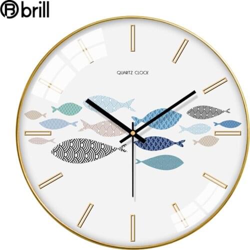 Modern Nordic Silent Wall Clock Living Room Watch Wall Clocks Bedroom Silent Creative Wall Watches Home Decor Montre Murale Gift