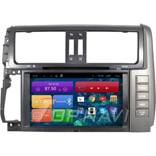 TOPNAVI 8'' Quad Core Android 6.0 Car GPS Navigation for Toyota Prado 150 2010 2011 2012 2013 Stereo Autoradio,NO DVD