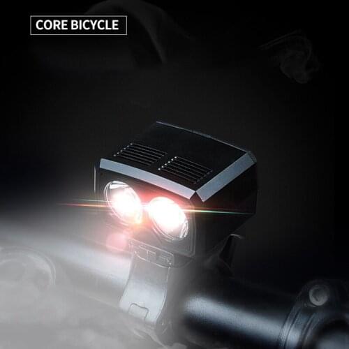 Bicycle Lights USB Rechargeable LED Waterproof Bicycle Headlights Before Bicycle Riding Equipment Safety Flashlight 5 Modes
