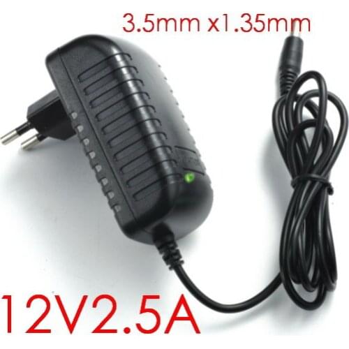 50PCS High quality 12V 2.5A & 2500mATablet Battery Charger AC Adapter for Cube i7 Cube i9 tablet pc Power Supply Adapter